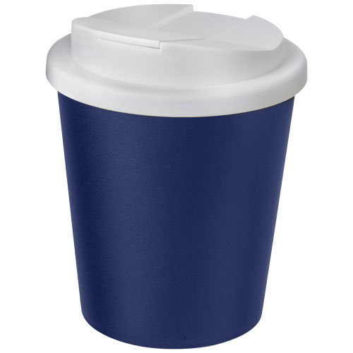 Mug isolant publicitaire 250ml Americano® Bleu et Blanc